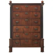 19th Century Dutch Empire Style Tall Chest