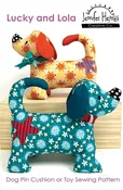 Lucky and Lola Dog Pincushion or Toy Sewing Pattern