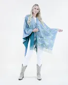 Almond Blossoms Ruana Wrap (OS) (Packs of 6)