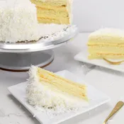 10" Coconut Whiteout Cake