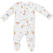 Angel Dear Baby Farm Faces 2 Way Zipper Footie