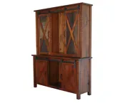 Sliding Barn Floor 3 Door Hutch | The Wood Carte