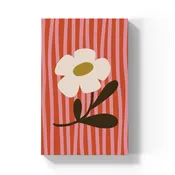 Daisy Stripes Soft Touch Classic Layflat Notebook Journal
