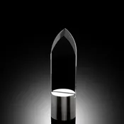 Aluminum Base Dignity Glass Award