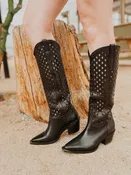 Diamonds Are Forever Cowboy Boots | Black
