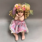 11" Lil Papillon Porcelain Doll