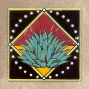 Agave with Border Tile (6102)