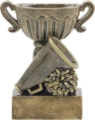 Sport Cup Cheer Resin 4 1/2" — The Trophy Case