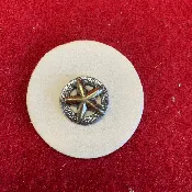 3-D Texas Star Concho – Antique silver and Gold Plate 3/4″