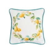 8" x 8" Lemon Wreath Petite Pillow