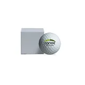 1 Logo Golf Ball in Plain White Sleeve