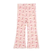 Candy Cane Lane Christmas Flare Legging - Kids Clothing