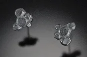 5 Rock Cluster Earring