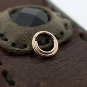Body Gems -14k Double Trouble Clicker Hinge Ring — SUBA Piercing & Fine Jewelry