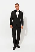 Black Peak Lapel Evening Suit