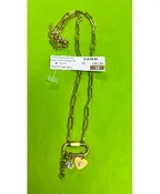 18K GOLD PVD CARABINER CHARM
