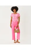 Amiko Linen Pant - Cherry Blossom Pink