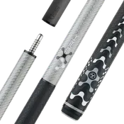 Poison VX Break Cue with Venom Carbon Fiber Shaft - Gray/Black