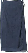 45RPM R by 45rpm JAPAN. Indigo Pleated Wrap Skirt