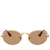A$AP Rocky x Ray-Ban Bold Metals - Polished Arista Gold/Brown