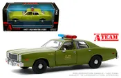 1/24 Greenlight 1977 Plymouth Fury US Army Police from "The A-Team" Diecast Car Model 84103