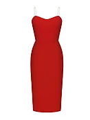 ANASTASIIA IVANOVA Red Cocktail Dress