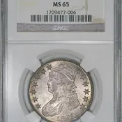 1822/1 NGC MS65 Bust Half