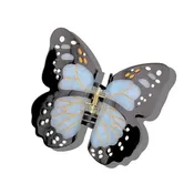 Hand-painted Monarch Butterfly Claw Hair Clip