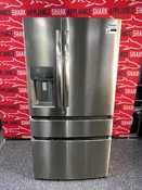 FRIGIDAIRE Gallery 26 cu. ft. Standard-Depth 4-Door French Door Refrigerator 36" with External Water and Ice Dispenser - GRMS2773AF