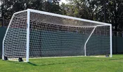 8' x 24' Portable Soccer Goals — Set of 2 with Wheels and Nets