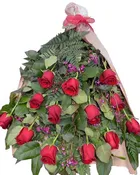 13 Red Roses Wrapped