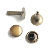 24 Large 13mm Rivet Set Antique