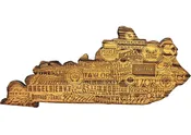 Distillery Bar Sign Kentucky Shaped