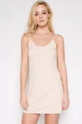 Anemone, Stretch Knit, Smooth Skirt Half Slip in black or nude