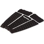 DORSAL Five 5 Piece EVA Surfboard Deck Traction Pads with Kicker Tail for Stomp Skimboards, Surf Boards, Fish Board, Funboard Black/White