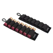 12-Gauge Ammo Card, Holds 7-Rounds, Black