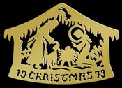 1973 Brass Biedermann Ornament