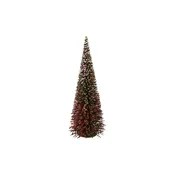 Wood Tree with Faux Berries & Sugar, Green & Red