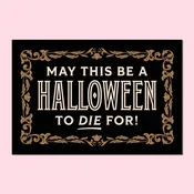 A Halloween To Die For Postcard