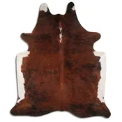 8 Ft X 6.5 Ft Genuine Brazilian Cowhide Skin Rug by Hilason | Hair-On Leather Home Décor Carpet