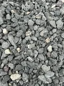 Charcoal 1″ Screened Landscape Rock