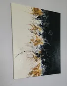 Brown Gold Floral