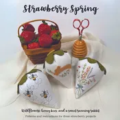 Strawberry Spring Embroidery – Pattern Only