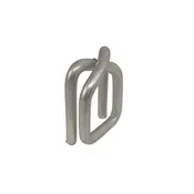 1-1/4" to 1-1/2" Galvanized Heavy-Duty Wire Buckles for Composite Cord Strapping (250/Box)
