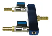 2WAY1 Two-way air splitter 3/8" x 3/8" (for rocking piston compressors)