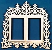 Standing Victorian Photo Frame Pattern