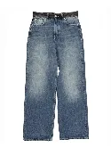 Contrast WB Wide Jean in Rugged Mid Blue