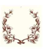 Acorn Wreath Gift Tag
