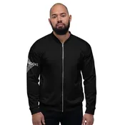Issues Unisex Bomber Jacket by Paul Kurko