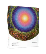 500-Piece Circular Jigsaw Puzzle(Justin Lovato-Flower Mandala)
